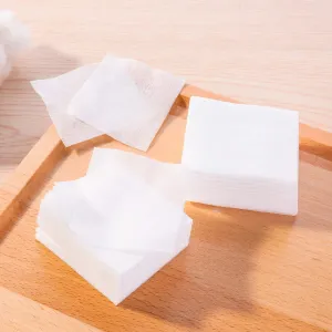 1000Pcs/Pack Makeup Facial Cotton Remover Organic Swab Cosmetic Eye Cleansing Pads With Box