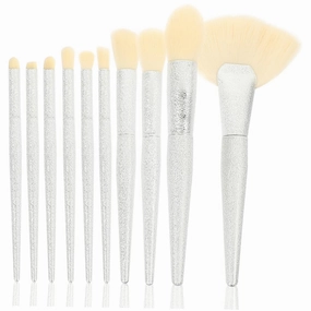 10 Piece Makeup Brush Women Eyeshadow Brush Kit Eye Shadow Applicators Makeup Tools Soft Furry Bristles