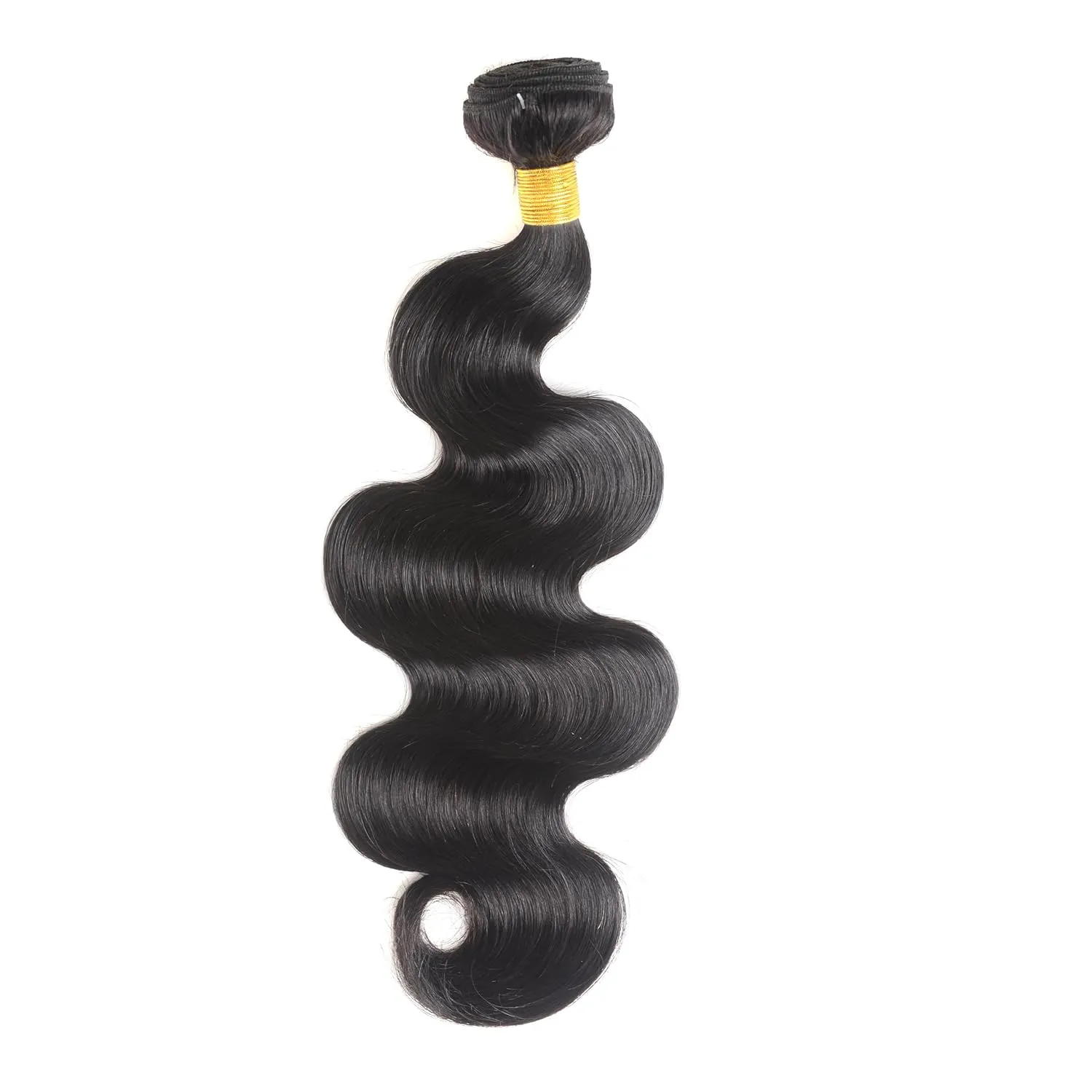 12A Human Hair Bundles Body Wave One Bundle 100% Unprocessed Brazilian Virgin Hair Bundles Double Weft Weave Body Wave Human Hair Natural Black Color (one bundle, 18)
