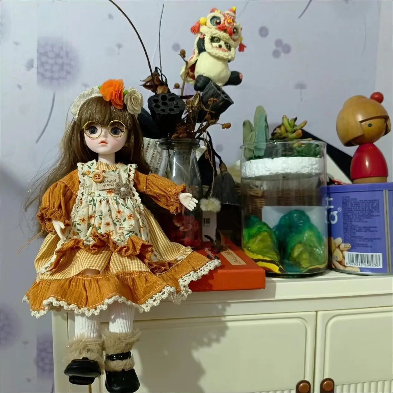 1/6 BJD Ball Jointed Blythe Smart Doll With Clothes - Anime Kawaii Myou Doll (Suwan)