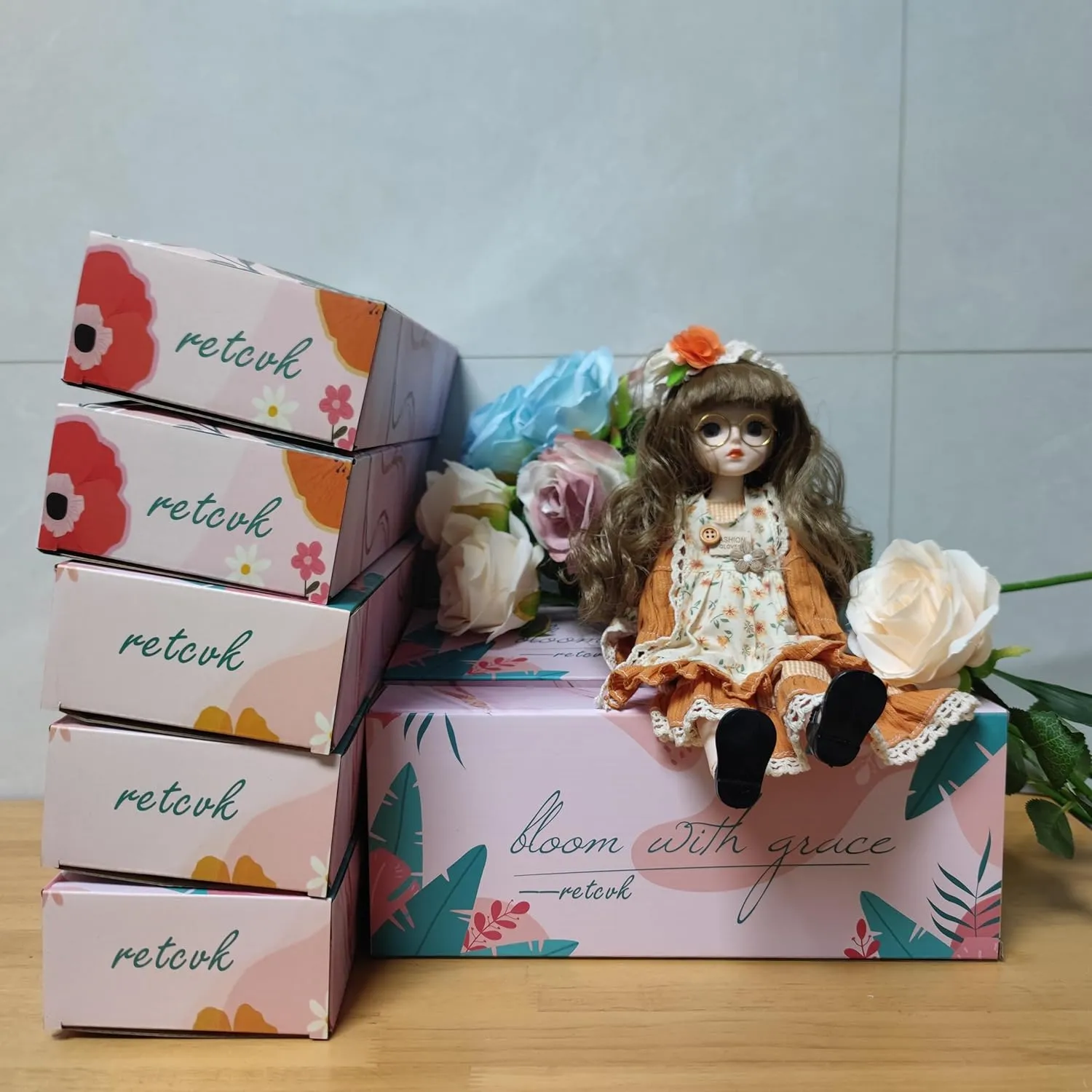 1/6 BJD Ball Jointed Blythe Smart Doll With Clothes - Anime Kawaii Myou Doll (Suwan)