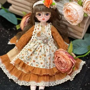 1/6 BJD Ball Jointed Blythe Smart Doll With Clothes - Anime Kawaii Myou Doll (Suwan)