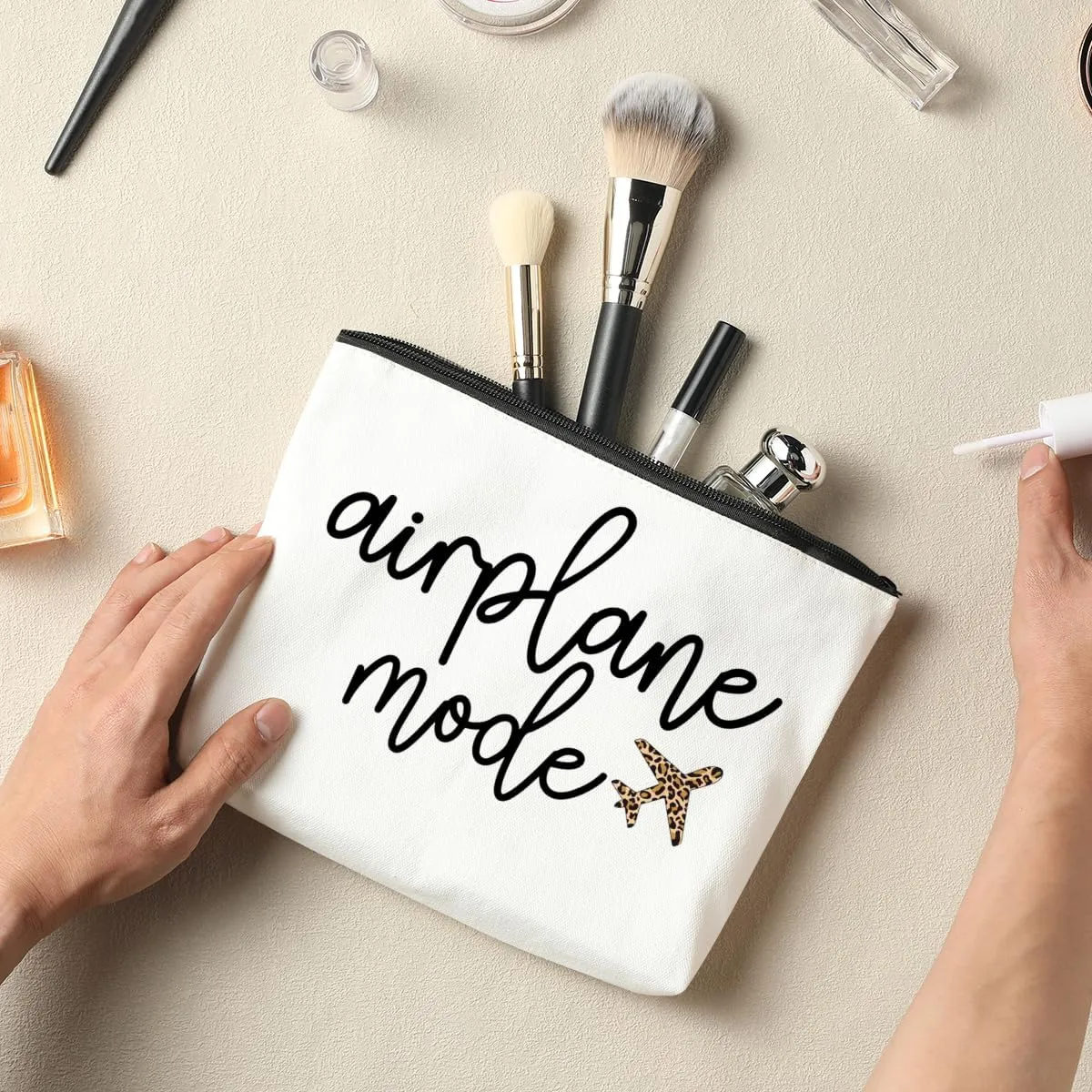 2 Pack Travel Gifts: Makeup Bags for Women - Perfect for Girls' Trips, Weekends, Parties & Vacations