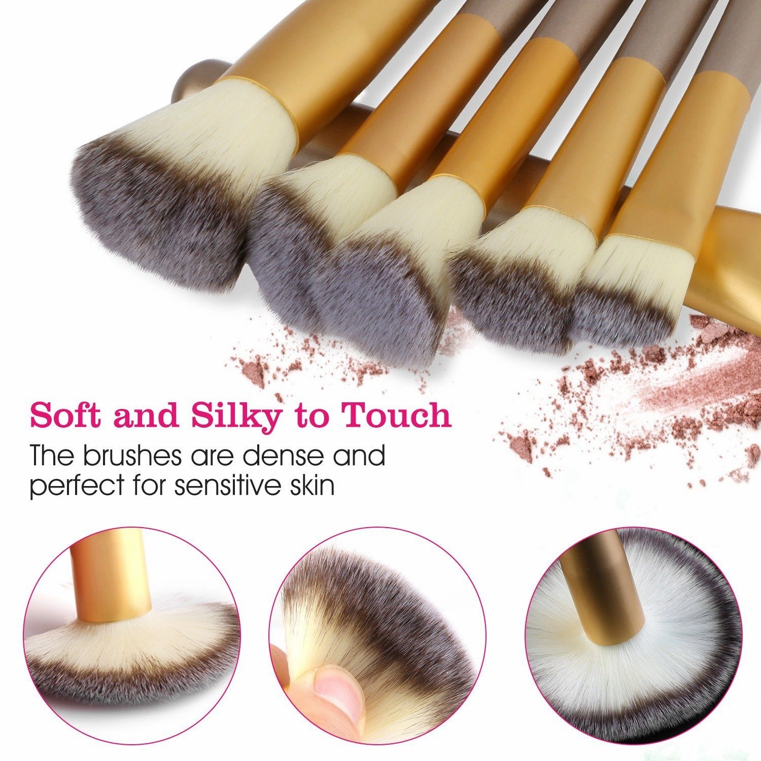 24-Piece: Makeup Brushes Set