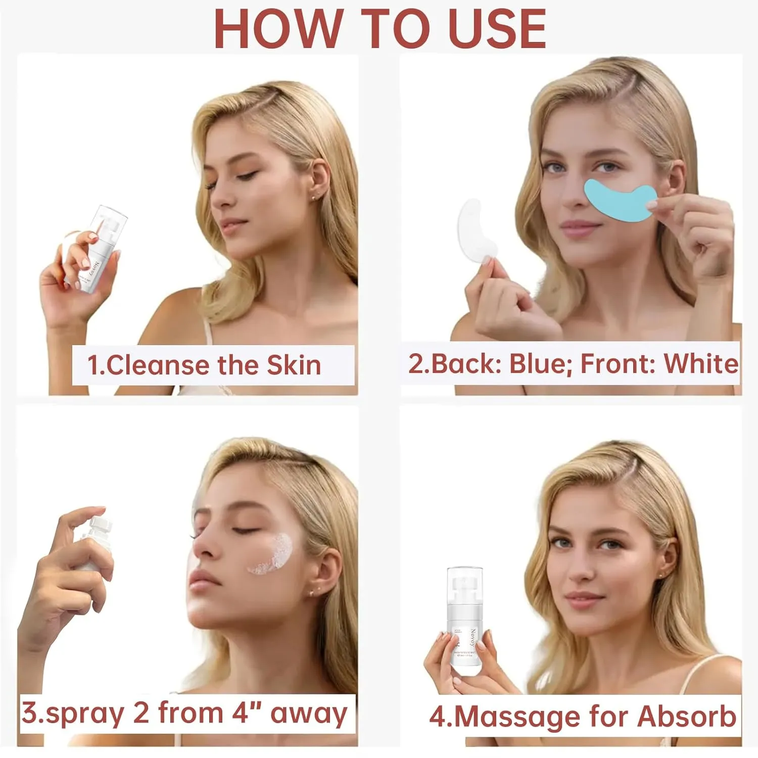 30 Pairs 3-Secs Melting Collagen Under Eye Patches with Vitamin C Serum, Under Eye Mask for Puffy eyes and Dark Circles | Retinol Hyaluronic Niacinamide Ceramides,Korean Popular Eye Patches