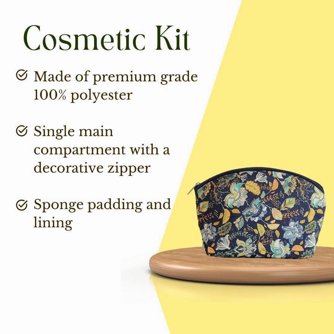 3 Piece Combo Set - Makeup Pouches II Cosmetic Kit Organizers (Large, Medium & Small)