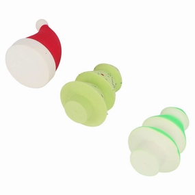 3pcs Dry and Wet Use Makeup Sponge, Christmas Theme Blending Beauty Sponge, High Elasticity Beauty Blending Sponge for Powder Creams Liquid, Makeup Egg fo Face