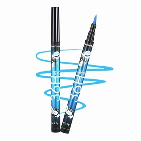 3x Liquid Eyeliner Pen Waterproof Blue Definer, 4 Pcs