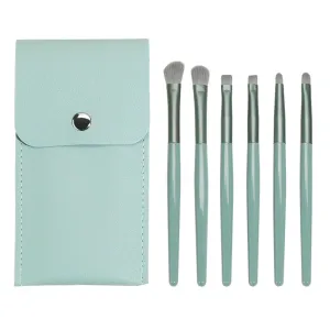 6 x cosmetic brush set, portable, with eye shadow, eyebrow brush, eye makeup tool(3pack,6pcs)