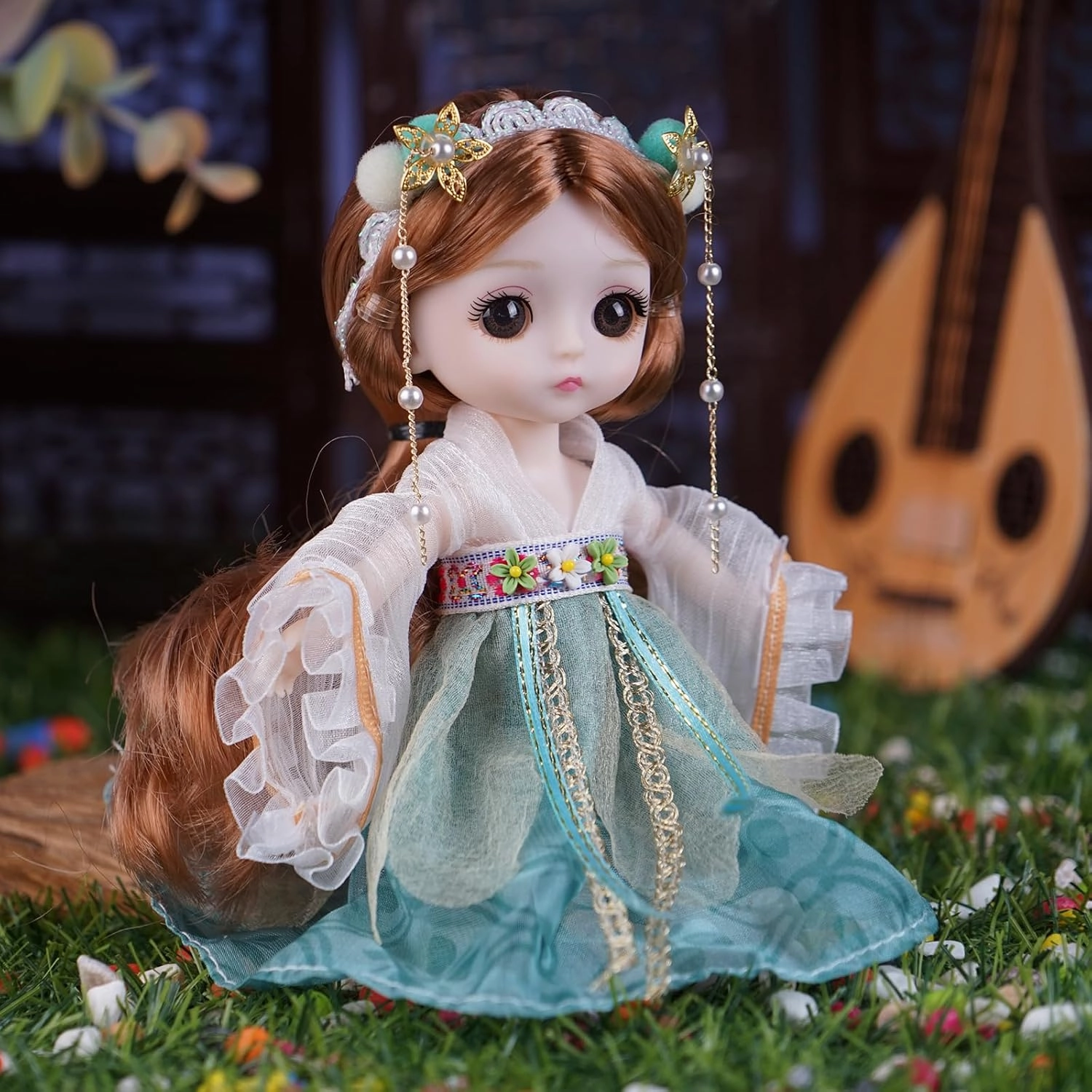 6-inch Cute Little Princess Dolls as a Birthday Gift for Girls, DIY Spherical Joint Doll, Decorate Doll House Toys