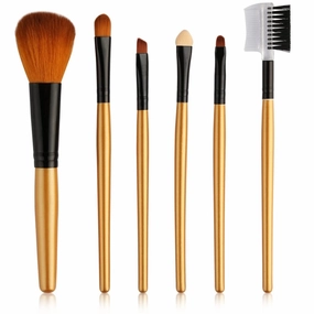 6 Makeup Brush Set Beauty Tools Eye Lashes Cases Makeup Brush Set Makeup Accessories
