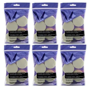 #912 Cosmetic Rounds 12 Count Regular Size (Pack of 6)