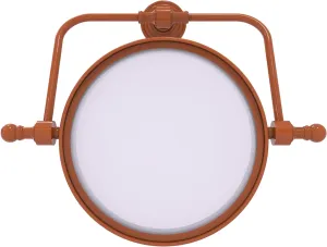 Allied Brass RWM-4/5X-ASP Retro Wave Collection Wall Mounted Swivel Make-Up Mirror 8 Inch Diameter with 5X Magnification, Autumn Sparkle