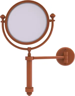 Allied Brass SB-4/4X-ASP Southbeach Collection Wall Mounted Make-Up Mirror 8 Inch Diameter with 4X Magnification, Autumn Sparkle