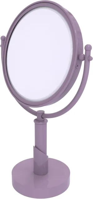 Allied Brass SH-4/4X-LVN Soho Collection 8 Inch Vanity Top Make-Up Mirror 4X Magnification, Lavender