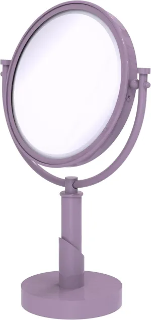 Allied Brass TR-4/4X-LVN Tribecca Collection 8 Inch Vanity Top Make-Up Mirror 4X Magnification, Lavender