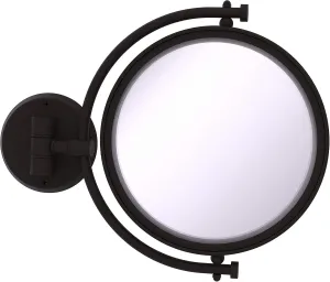 Allied Brass WM-4/5X 8 Inch Wall Mounted 5X Magnification Make-Up Mirror, Oil Rubbed Bronze