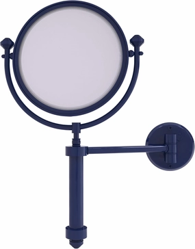 Allied Brass SB-4/3X-MBL Southbeach Collection Wall Mounted Make-Up Mirror 8 Inch Diameter with 3X Magnification, Mediterranean Blue