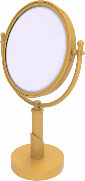 Allied Brass SH-4/4X-SGL Soho Collection 8 Inch Vanity Top Make-Up Mirror 4X Magnification, Spanish Gold