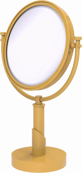 Allied Brass TR-4/2X-SGL Tribecca Collection 8 Inch Vanity Top Make-Up Mirror 2X Magnification, Spanish Gold