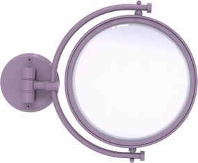 Allied Brass WM-4/5X-LVN 8 Inch Wall Mounted Make-Up Mirror 5X Magnification, Lavender