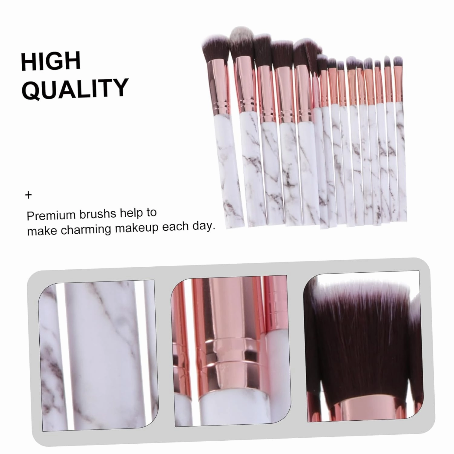 Angoily 30 Pcs Makeup Brush Set 12-piece Nylon Bristles Professional Makeup Brush Set for Women
