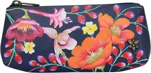 Anuschka Women's Original Hand-Painted Leather Cosmetic Case
