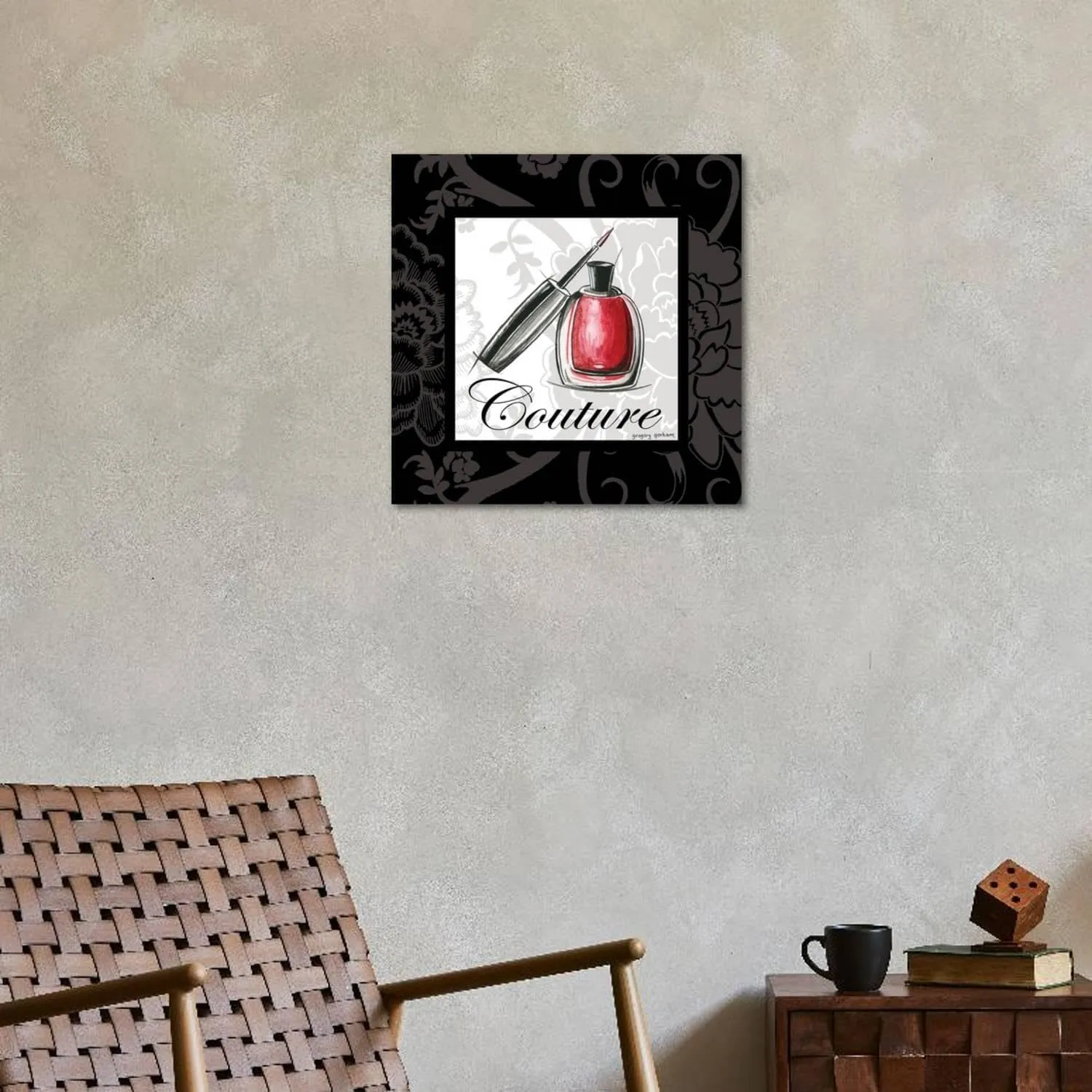 ART.COM Wall Art Print Makeup Bag IV by Gregory Gorham, 24" x 24"