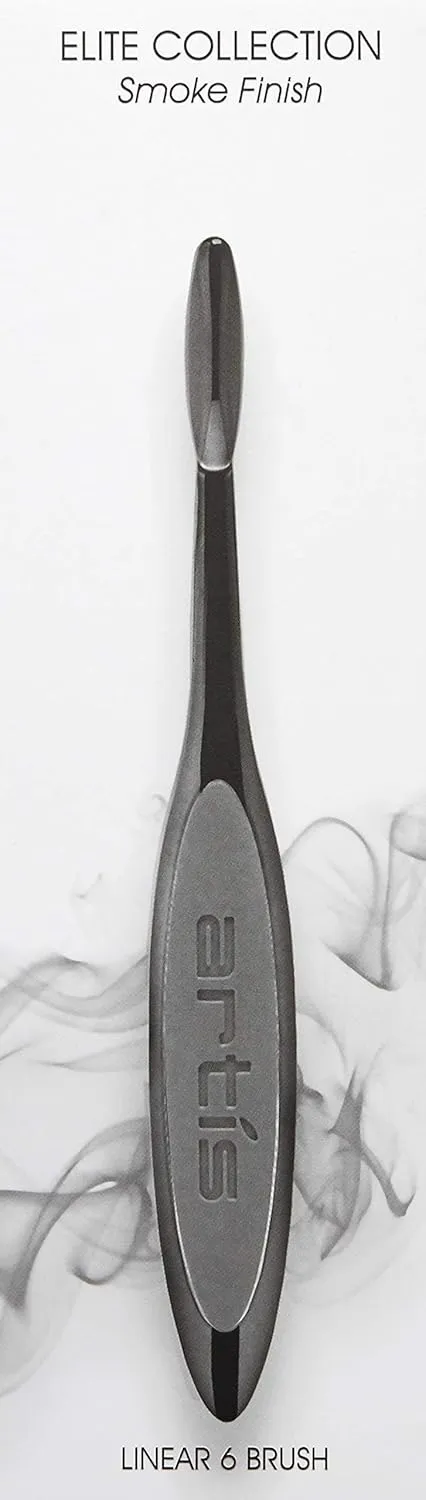 Artis Elite Linear 6 Makeup Brush | Soft Liner | Upper and Lower Lash Line | Ideal Wider Line Patterns |Special Effects | Patterned Makeup