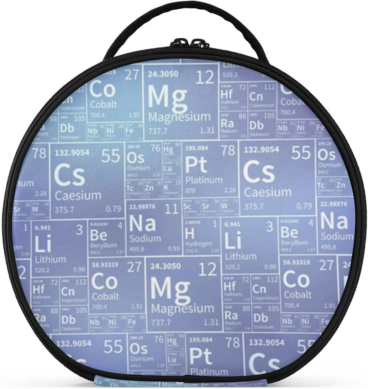 Augenstern Travel Makeup Bag Cosmetic Bag Chemical-periodic-table-funny Girl Portable Organizer Makeup Train Case Women Toiletry Bag
