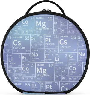 Augenstern Travel Makeup Bag Cosmetic Bag Chemical-periodic-table-funny Girl Portable Organizer Makeup Train Case Women Toiletry Bag