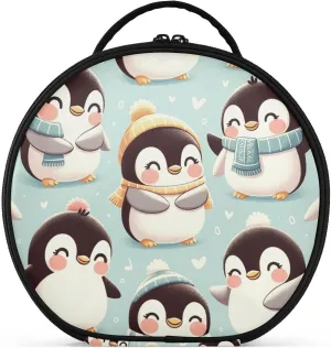 Augenstern Travel Makeup Bag Cosmetic Bag Cute-emperor-penguin Girl Portable Organizer Makeup Train Case Women Toiletry Bag