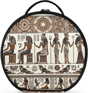 Augenstern Travel Makeup Bag Cosmetic Bag Egyptian-horus-ra-falcon Girl Portable Organizer Makeup Train Case Women Toiletry Bag