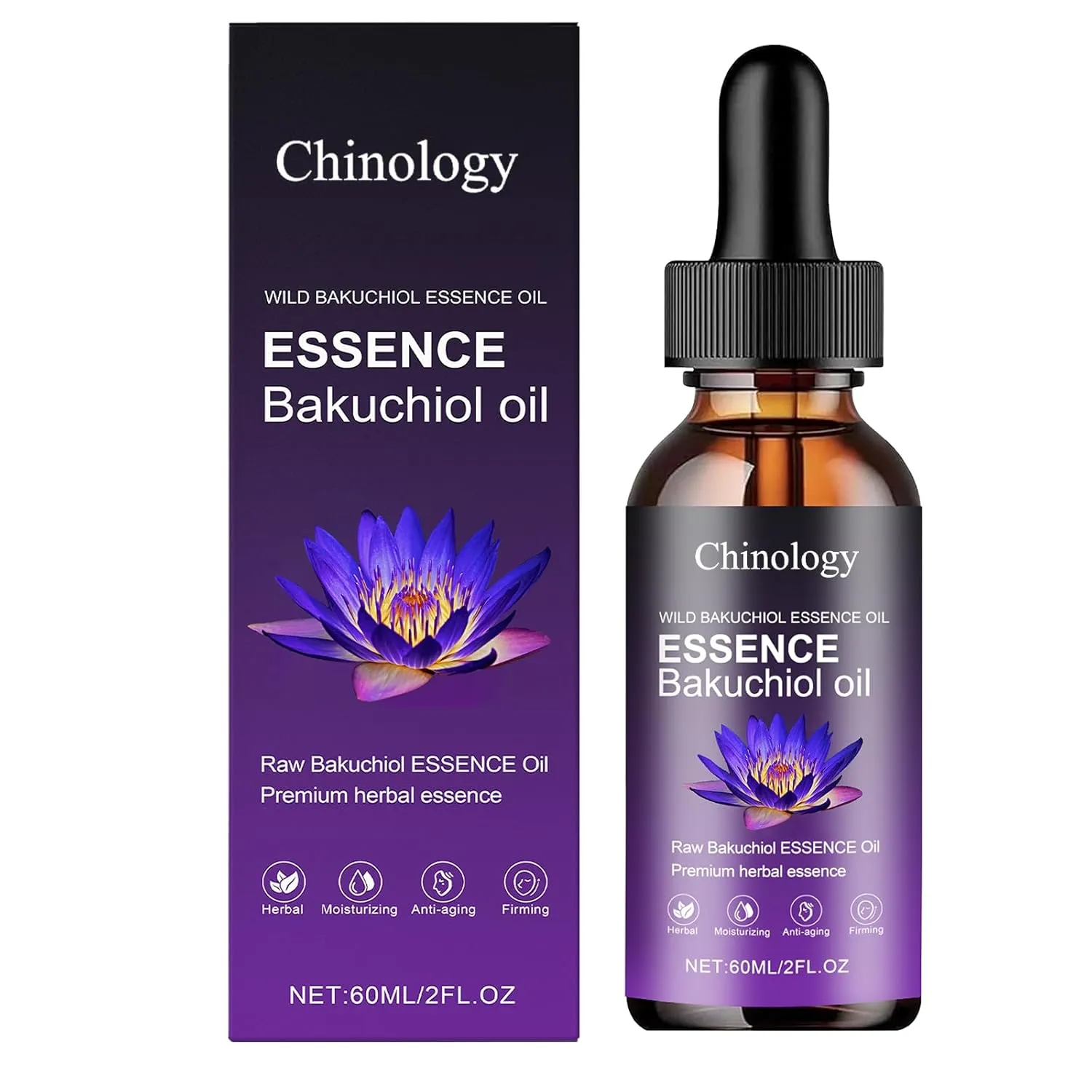 Bakuchiol Oil Organic, Natural Bakuchiol Serum for Face, Safe and Soothing the Skin, Reduces Fine Lines, Wrinkless