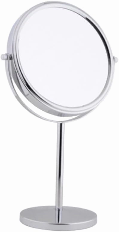 balacoo Portable 6 Inch Makeup Mirror 5X Magnification Large Vanity Mirror Tray for Women Girls