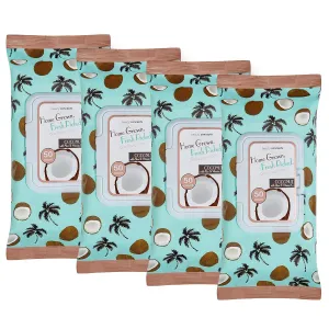 B.C. Beauty Concepts Makeup Remover Wipes – Gentle Facial Wipes for Easy Makeup Removal, 200 Count (Pack of 4), Coconut with Aloe & Vitamin C