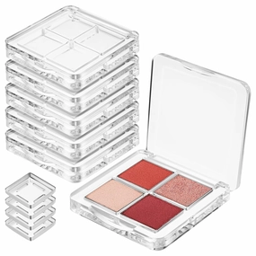Beaupretty 6 Pieces Empty Makeup Palettes Eyeshadow Palette Lipstick Palette Empty Eyeshadow Pan Highlighters Container for Women Girls