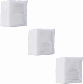 Beaupretty 9packs Three-Packs of Three Non-Woven Makeup Cotton Pads Soft Double-Sided Facial Puff for Daily Skincare Care and Makeup Removal and Convenient Storage