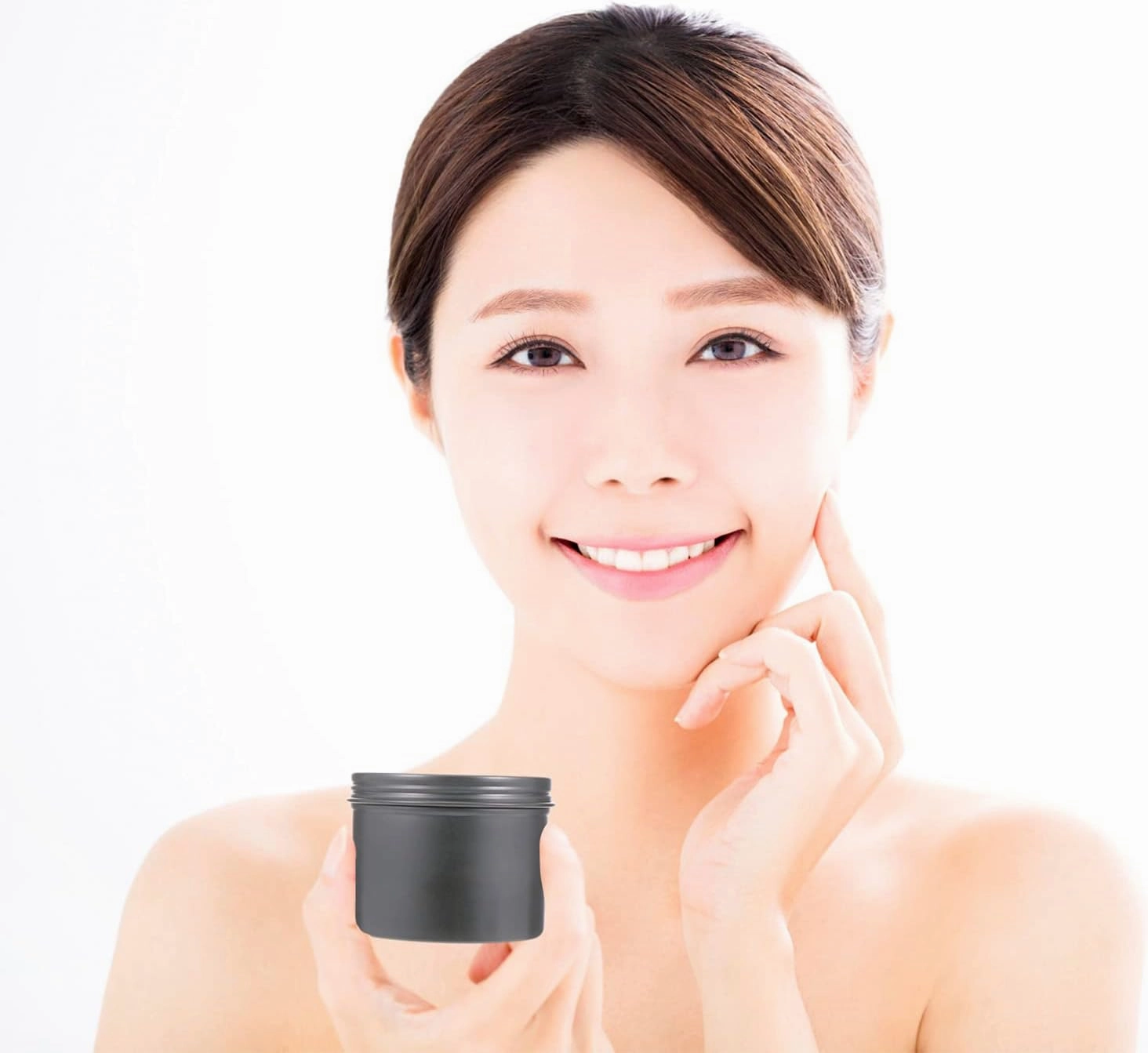 Beaupretty Powder Container Aluminum Cream Lotion Jar Makeup: 12Pcs Empty Cosmetic Cream Can 100ml Women Facial Cream Jars Refillable Cream Box for Hair Wax Balm Black Travel Container