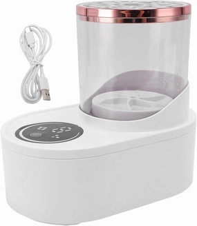 Beauty Cosmetic Brush Cleaner Automatic Spinner,Automatic Makeup Brush Cleaner Machine for All Brushes