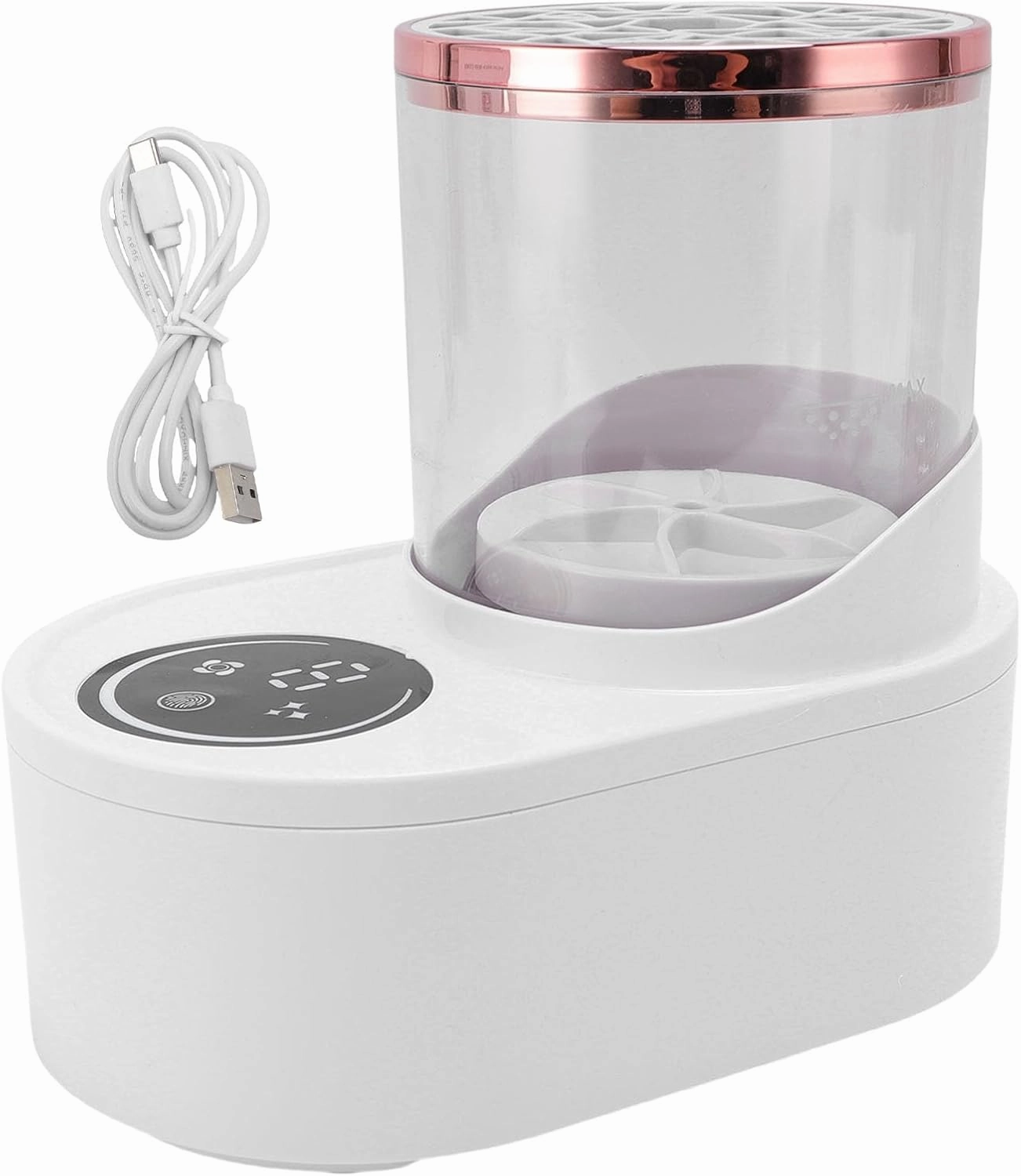 Beauty Cosmetic Brush Cleaner Automatic Spinner,Automatic Makeup Brush Cleaner Machine for All Brushes