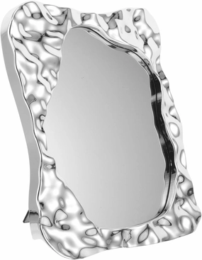 BESTYASH Travel Size Vanity Mirror Vintage Style Small Tabletop Makeup Tool Countertop Cosmetic Mirror Chic Decor