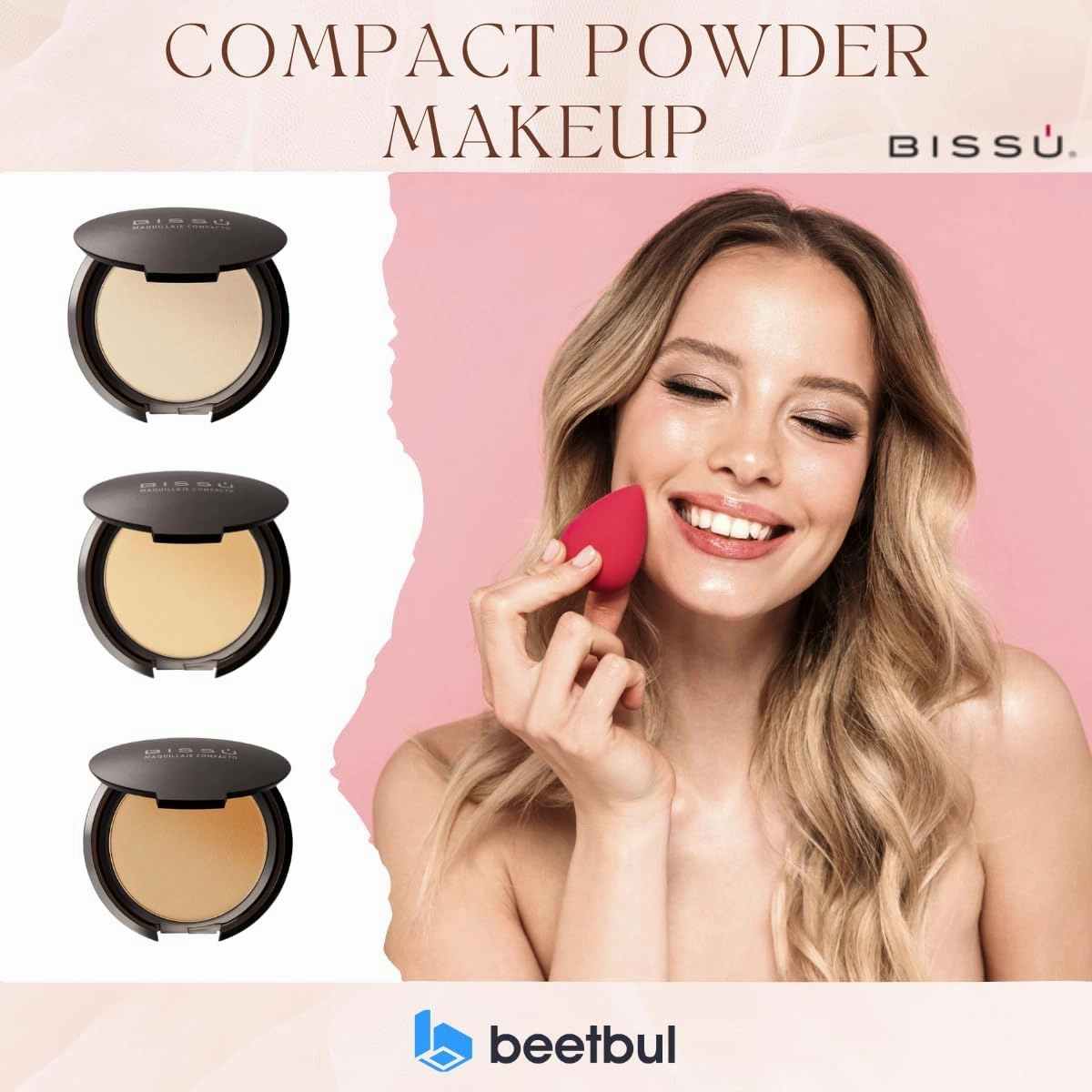 Bissú Compact Powder Makeup - 8g (12 Softan)