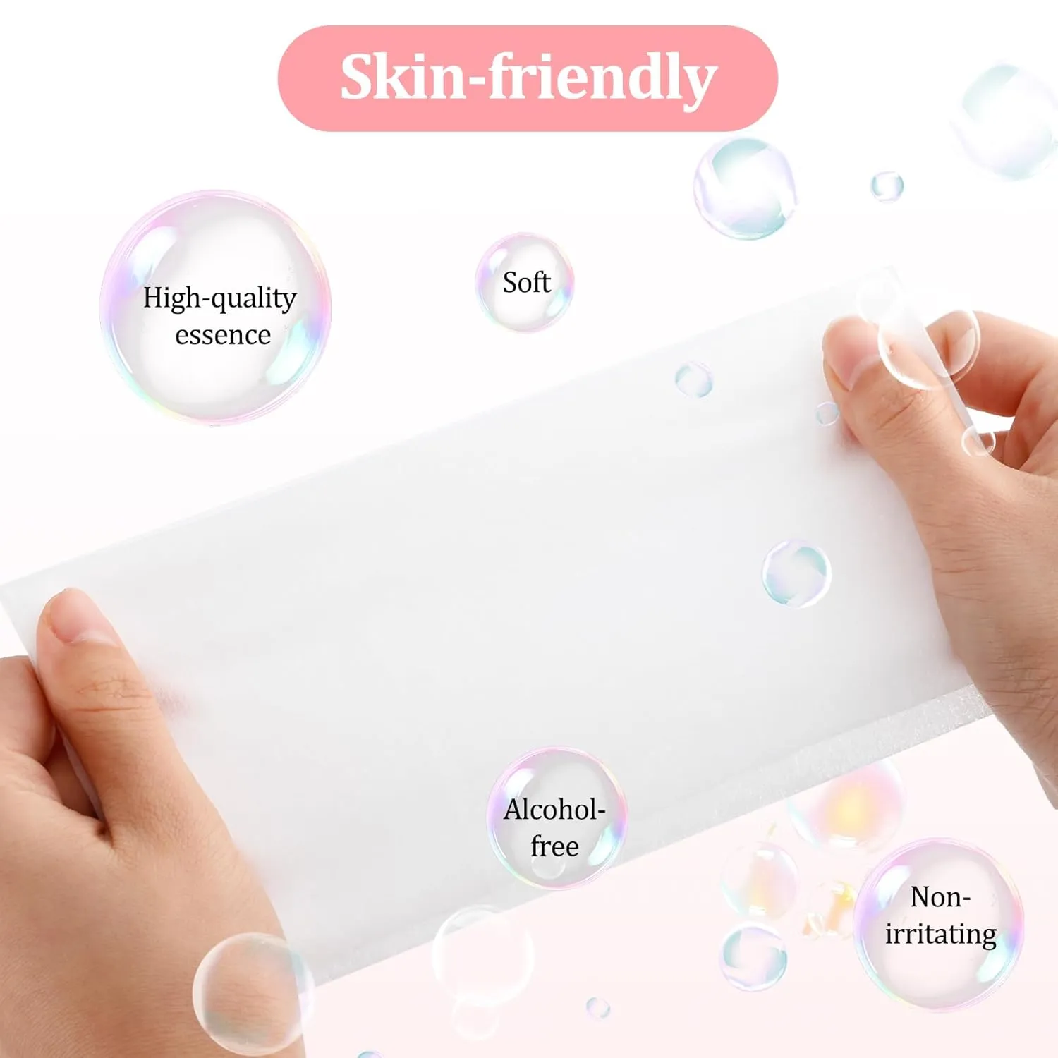 Blcculi 200 Pcs Makeup Remover Wipes Bulk,Individually Wrapped Makeup Remover Wipes,Alcohol Free Face Cleansing Wipes,Face Wipes with Vitamin E for Travel Hotel(Pink)