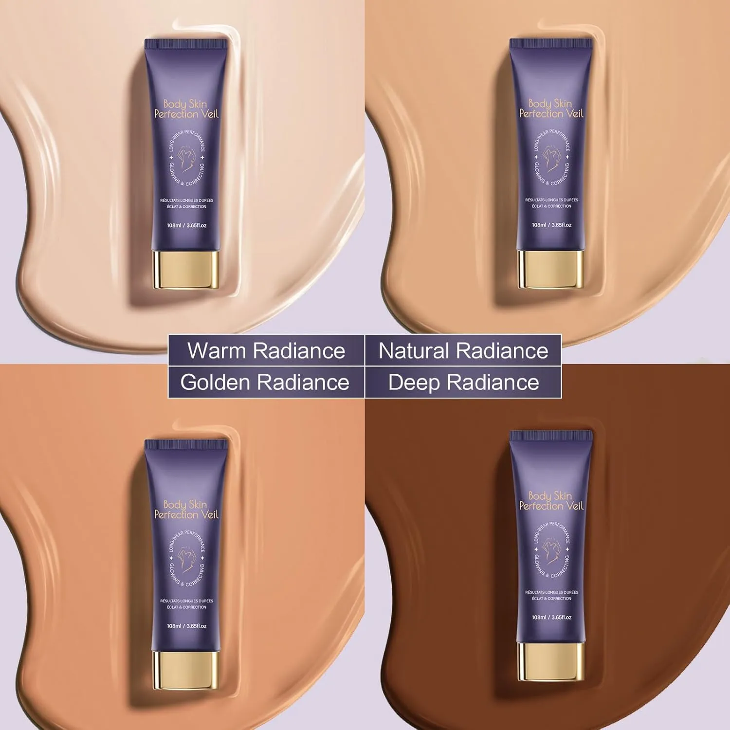 Body Coverage Perfector with Brush | Waterproof Leg & Body Makeup, Tattoo & Scar Cover Up, Long-Lasting Transfer-Resistant Formula, Buildable Full Coverage for All Skin Tones (#03)