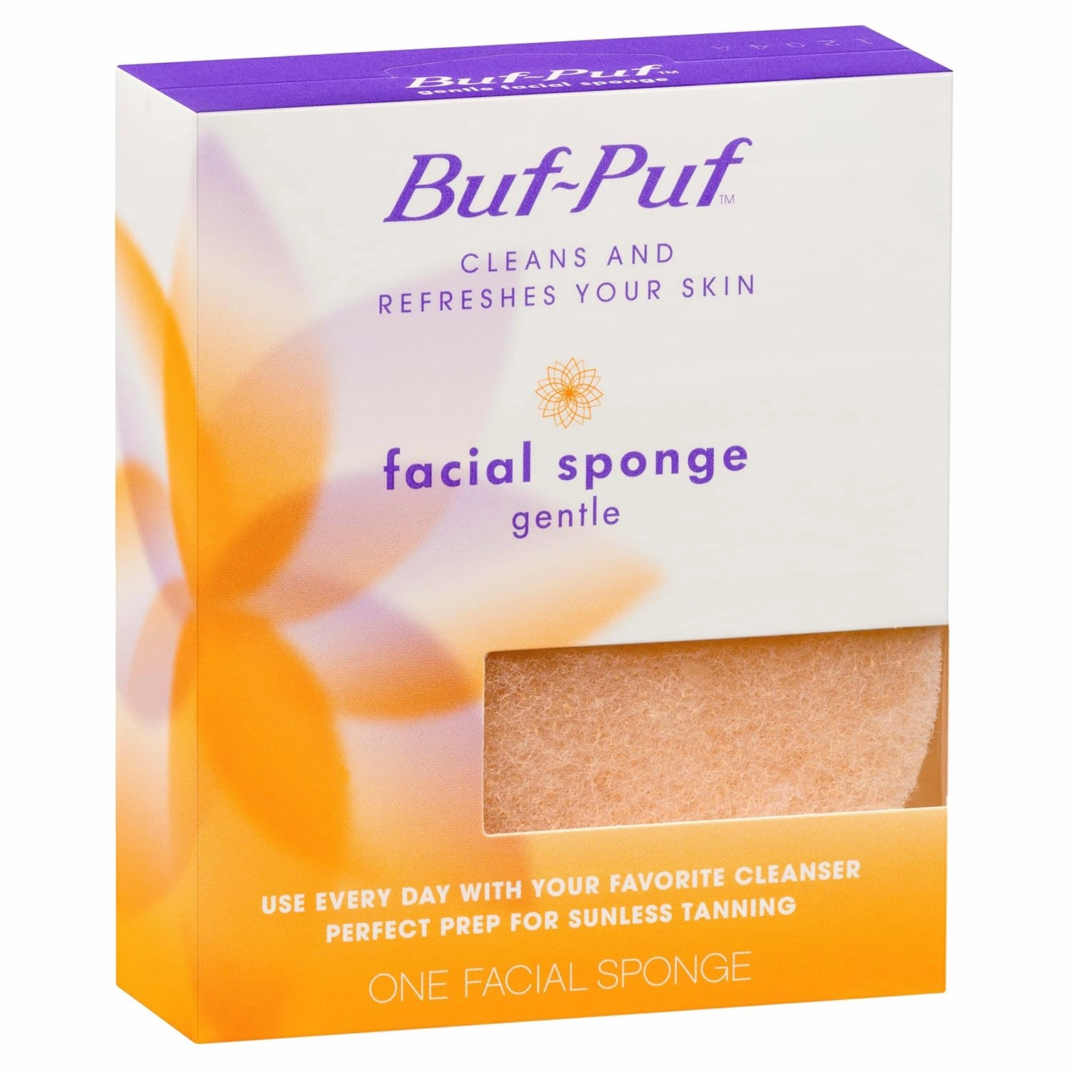 Buf-Puf Reusable All-Purpose Facial Sponge, Gentle (Pack of 6)