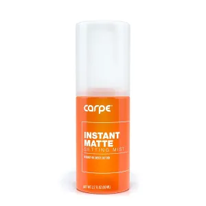 Carpe Matte Setting Spray Mist ~ NEW~ Instant Matte Setting Spray for Sweat & Oil Control - Ideal Setting Spray for Oily Skin - Lightweight Matte Finishing Spray For Makeup w/o Compromising Comfort