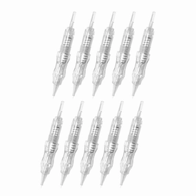 Cartridge Needles – BIOMASER 10PCS Sterilized Permanent Makeup Cartridge Needles Screw Thread Tattoo Needle for Permanent Makeup Machine Tattoo Pen for Eyebrow Eyeliner Lip Contour(5RL-0.25MM)