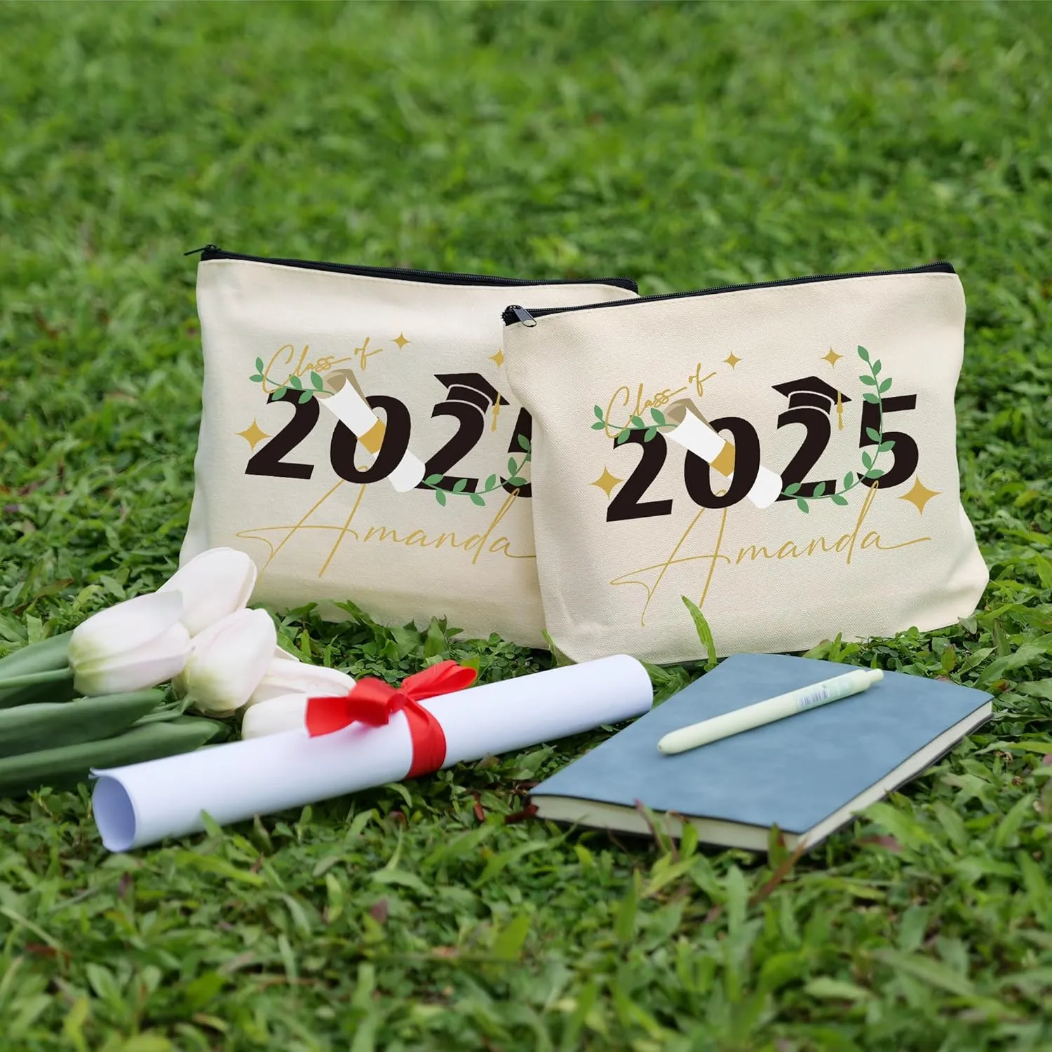 Class of 2025 Graduation Gifts Custom Tote Bag for Graduates Personalized Canvas Bag Graduation Gifts for Her
