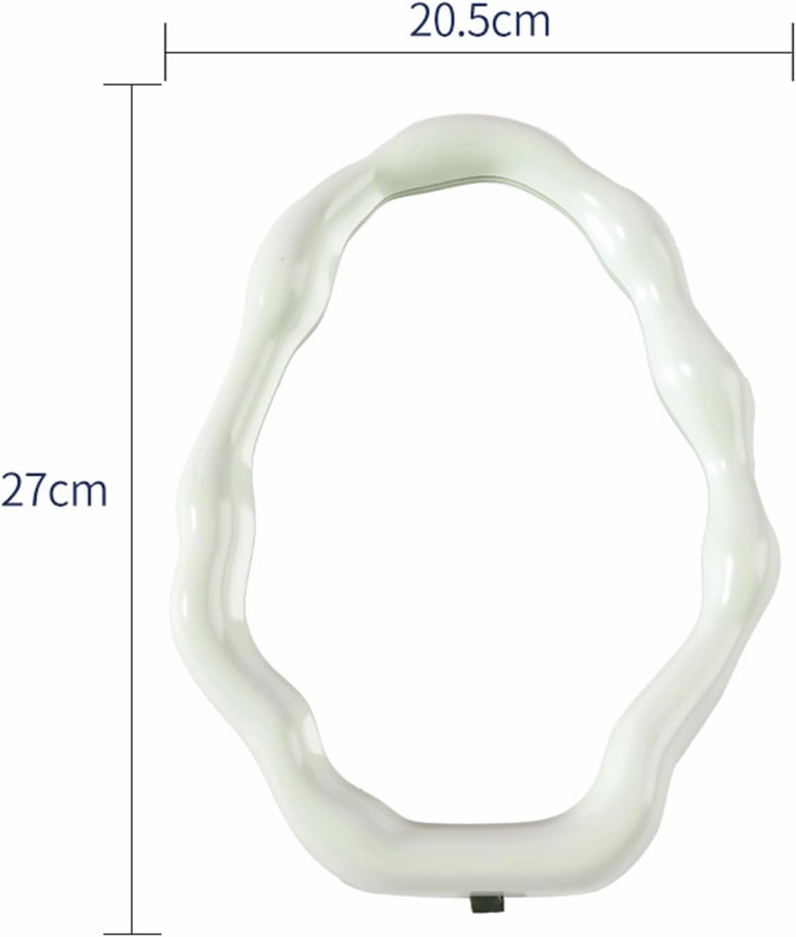 Cloud Desktop Mirror Makeup Mirror Touch up Mirror Irregular Shaped Makeup Mirror Portable Mirror (White)